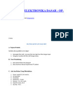 Jobsheet Elektronika Dasar