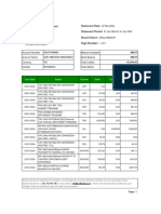 Customer Account Statement - TZ