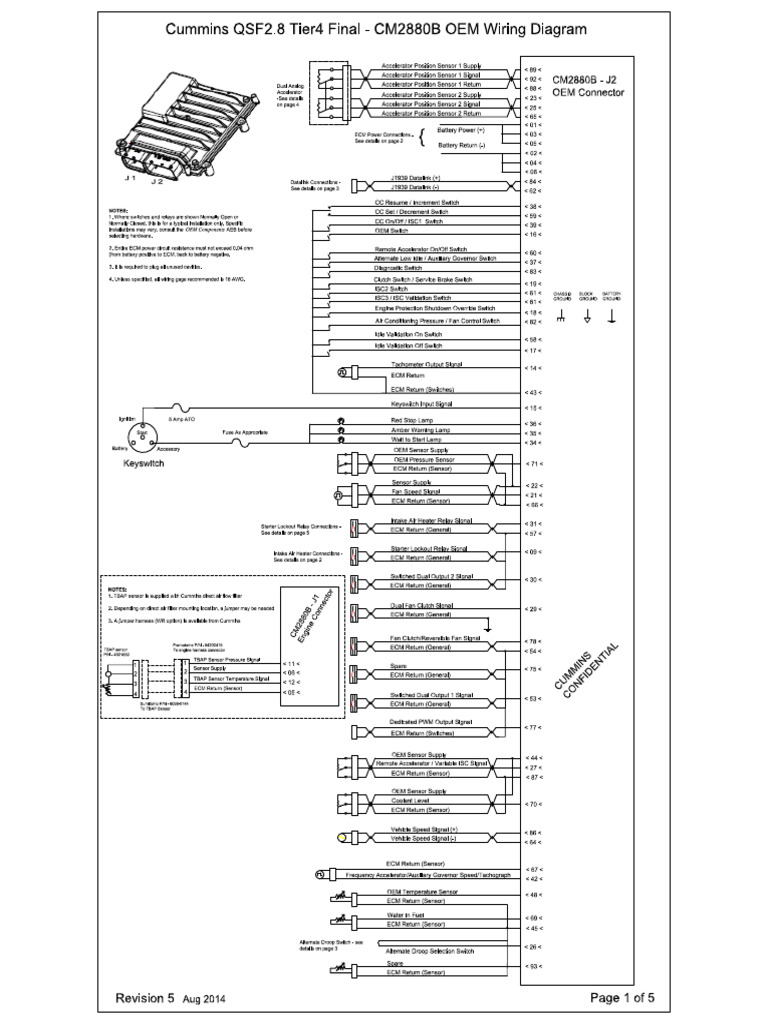 CM2880 QSF2 8T4F WIRING DIAGRAM REV5 1may15 | PDF