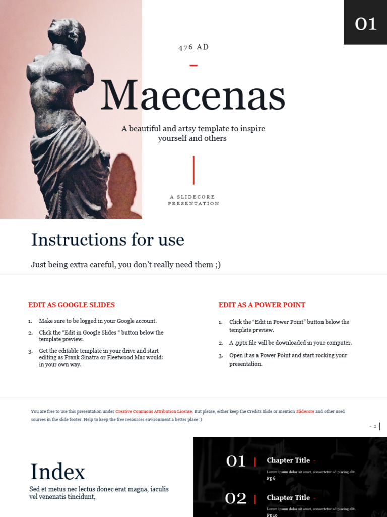 Maecenas History and Art Presentation Template | PDF | Computers ...
