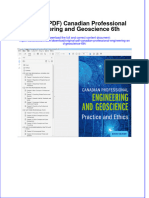 Full Download Original PDF Canadian Professional Engineering and Geoscience 6th PDF