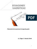 Ecuaciones Cuadráticas - Resolución de Ecuaciones de Segundo Grado