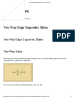 Two Way Edge Supported Slabs - Civil Engineers PK