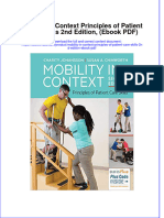 Dwnload Full Mobility in Context Principles of Patient Care Skills 2nd Edition Ebook PDF