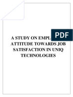 Job Satisfaction Project Report