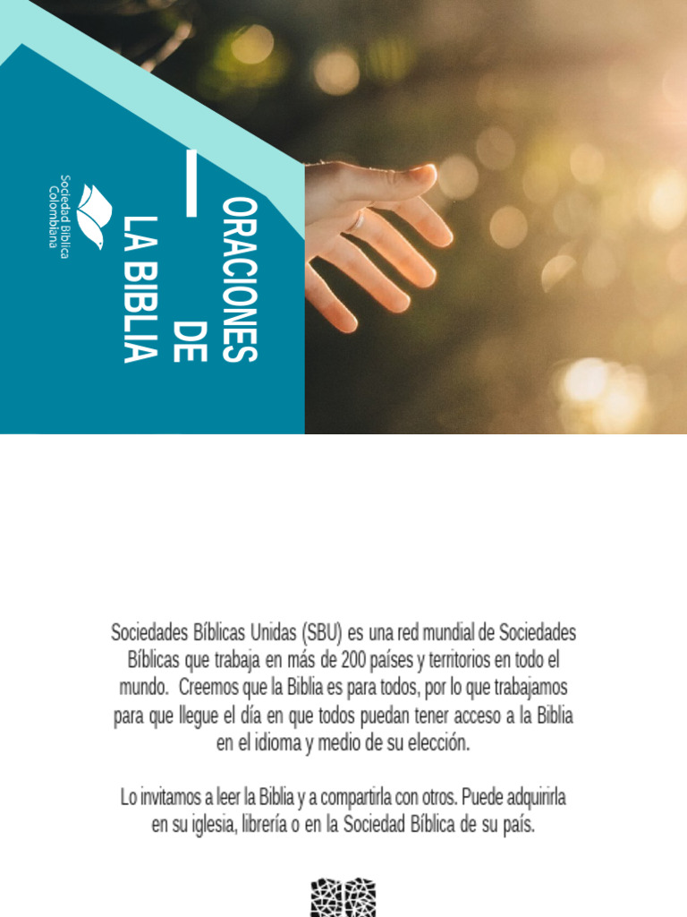 Oraciones Basadas en La Biblia. | PDF