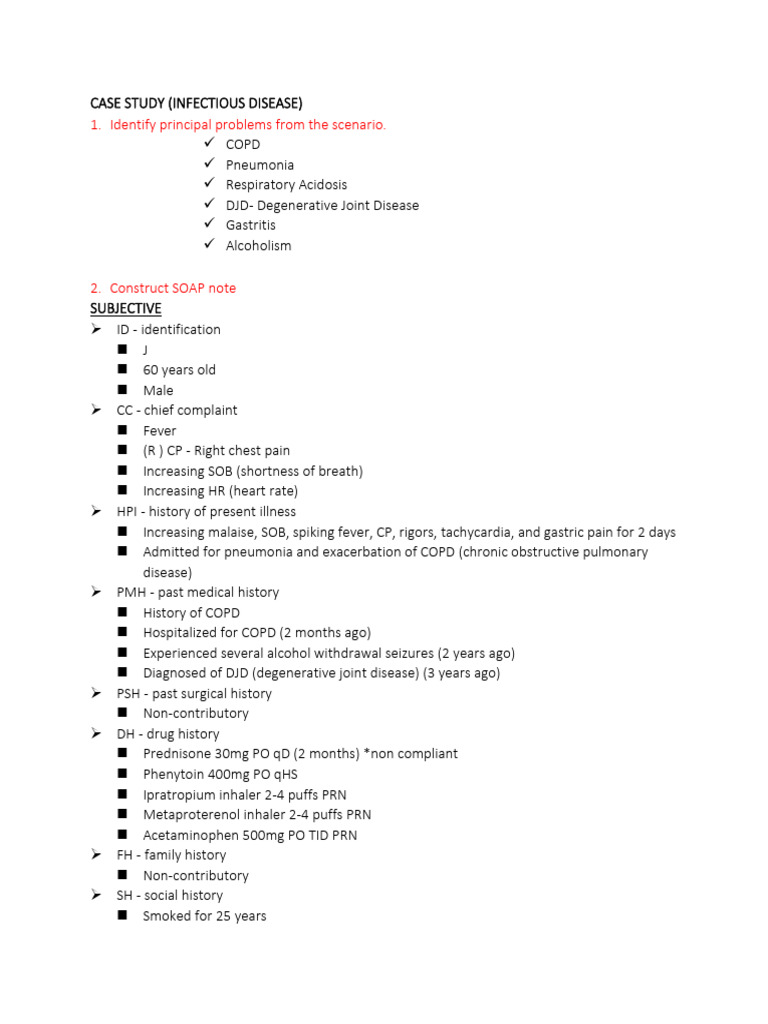Case Study Infectious Disease Pdf