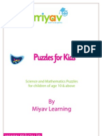 Puzzles For Kids Book