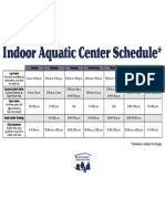 2021 - June Pool Schedule