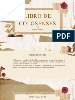 Libro de Colosenses: Gabriela Vasquez