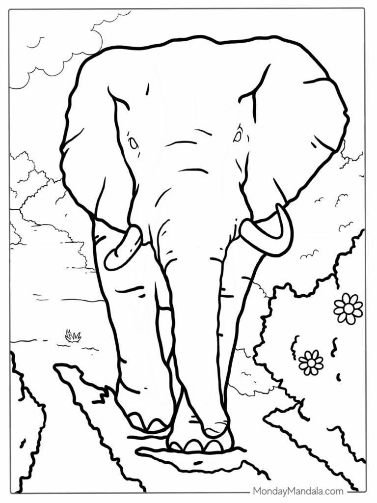 big-indian-elephant-in-the-wild-pdf