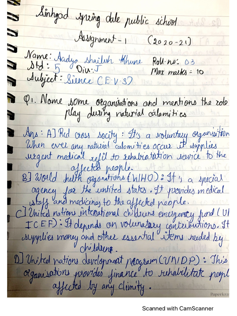EVS Assignment 1 | PDF