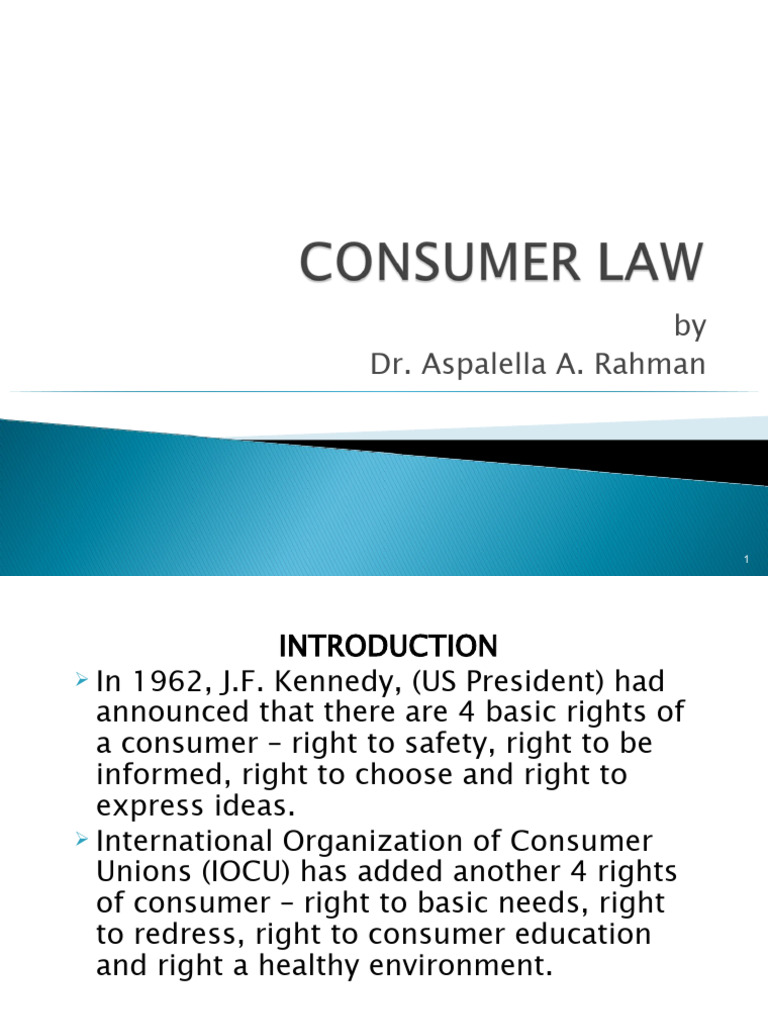 consumer protection act malaysia | PDF