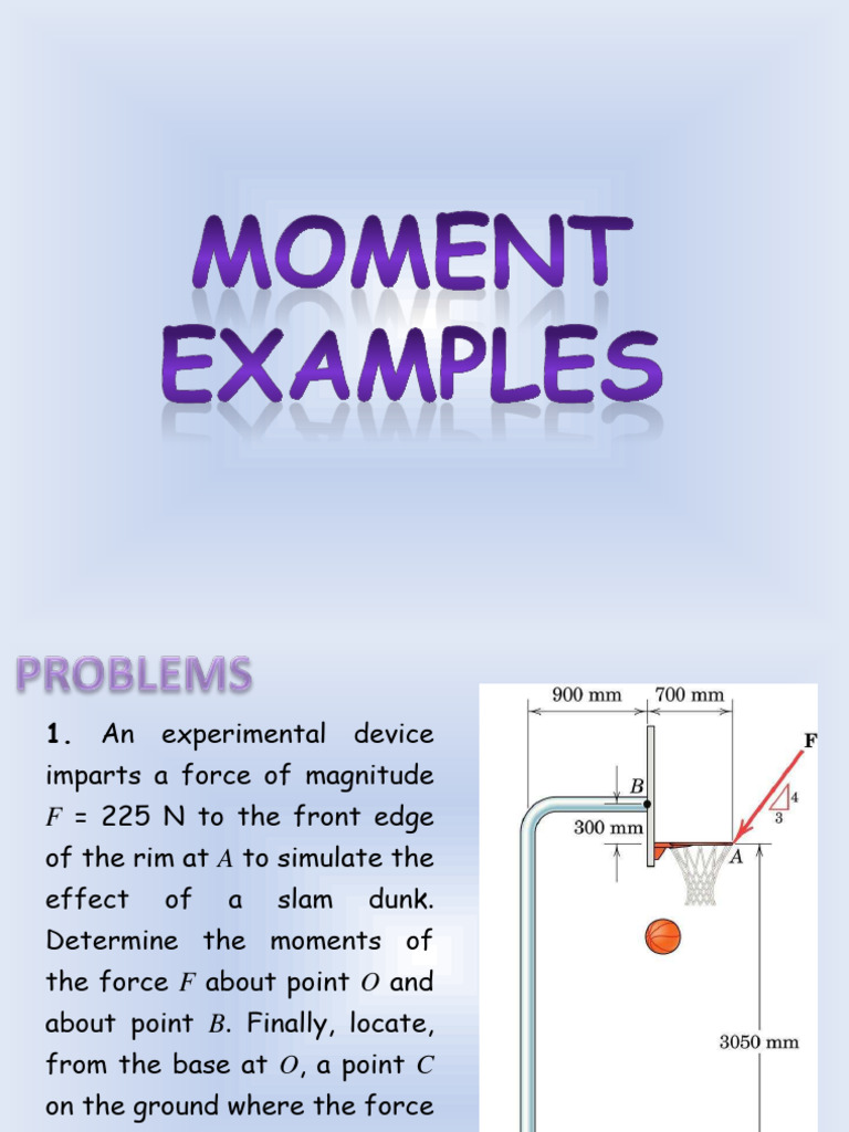 Y17 Statics Moment Problems Pdf