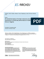 An Empirical Study of Human Resource Accounting Disclosure on