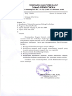 Surat Himbauan Menjaga Kebersihan Lingkungan Sekolah