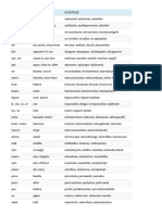 Prefix and Suffix