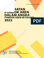 Kecamatan Pondok Aren Dalam Angka 2022