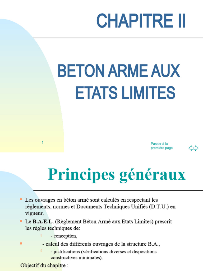 Ch2 Calcul Du BA Aux États Limites | PDF