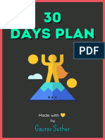 30 Days Plan