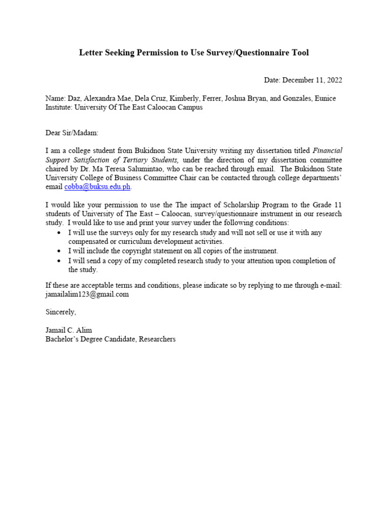 Letter-for-Author Daz Alexandra Mae | PDF