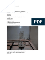 Amphetamine Sulphate Synthesis