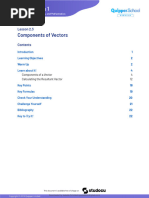 Components of Vectors