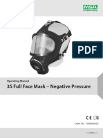 3S Full Face Mask - Negative Pressure - Operating Manual - GB