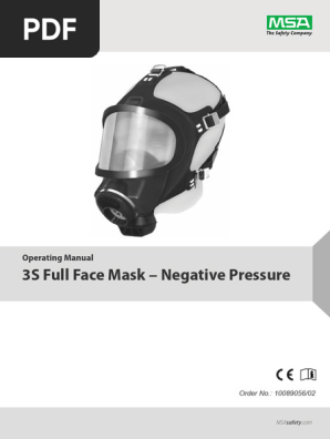 3S Full Face Mask_Negative Pressure_Operating manual - GB