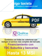 Anuncio Seguro de Taxi