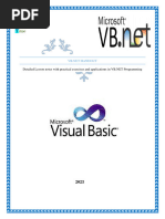 Programming Ii - VB - Net Handout 1