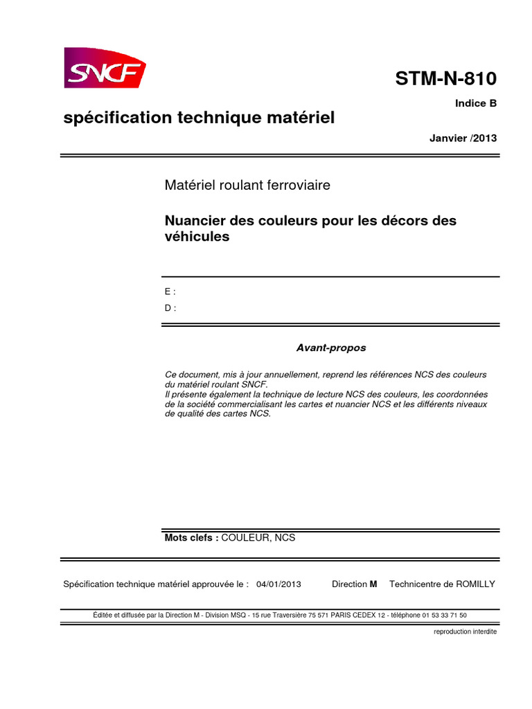 Carta Colores NCS | PDF