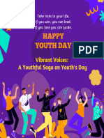 Purple Illustration Quiotes International Youth Day Instagram Post