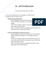 HTML - TP Formulaire - 2023 11 22