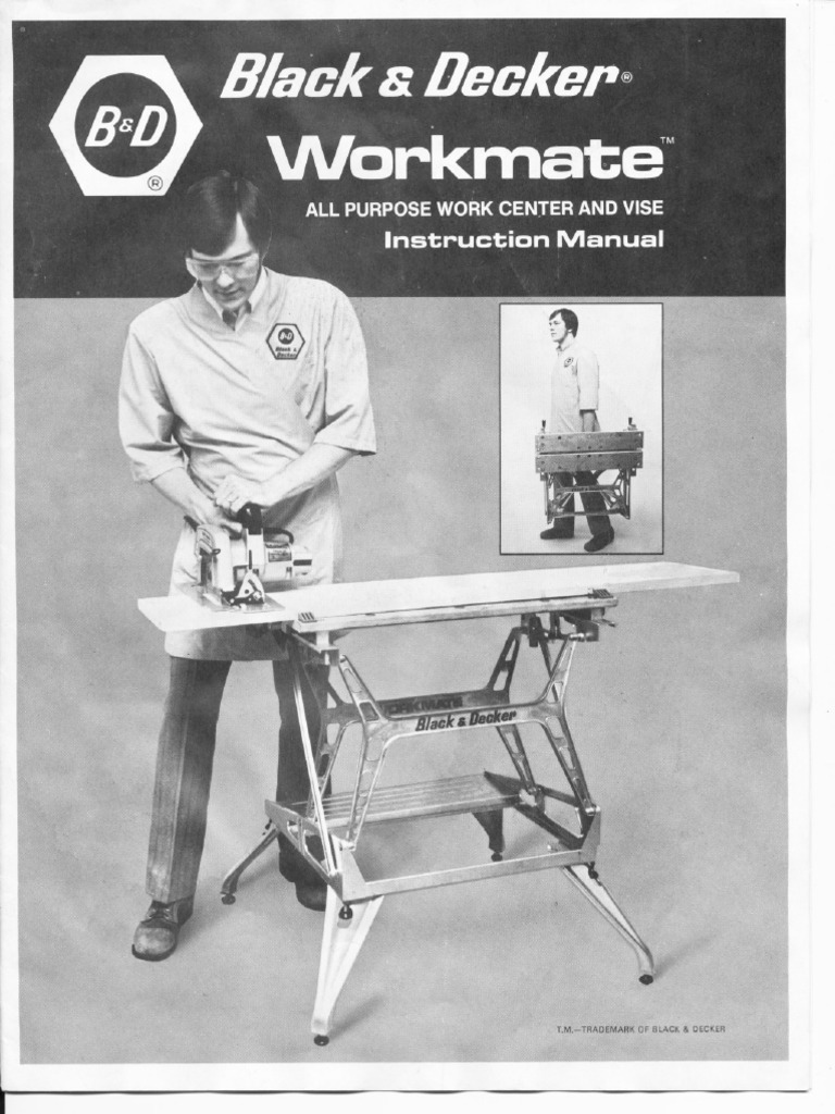 Workmate 79-001 Type 2 Manual 1975 | PDF