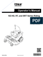 Operator's Manual: RZ-HD, RT, and SRT Series Riding Mowers