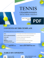 Tennis Championships Social Media Strategy by Slidesgo