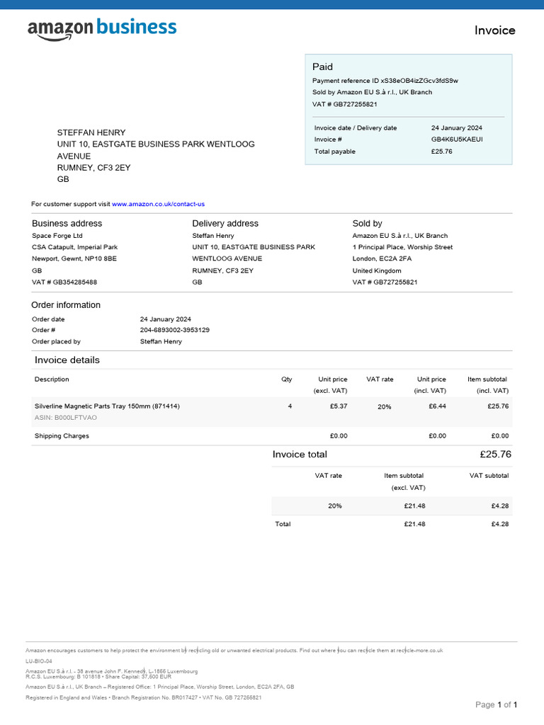 Invoice | PDF