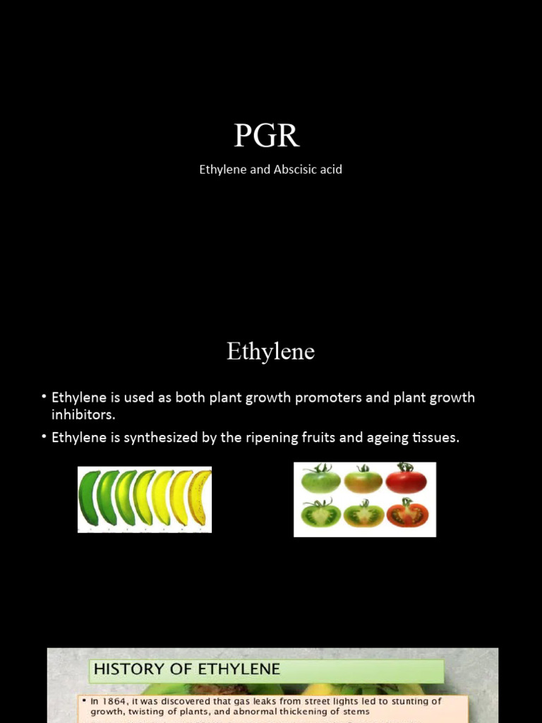 PGR - Ethylene and Abscisic Acid | PDF | Wellness