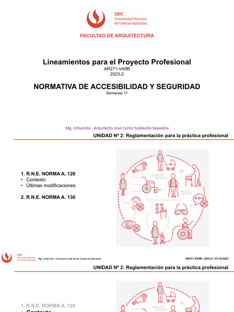 Normativa RNE A.120: Accesibilidad 2023 | PDF | Invalidez | Arquitecto