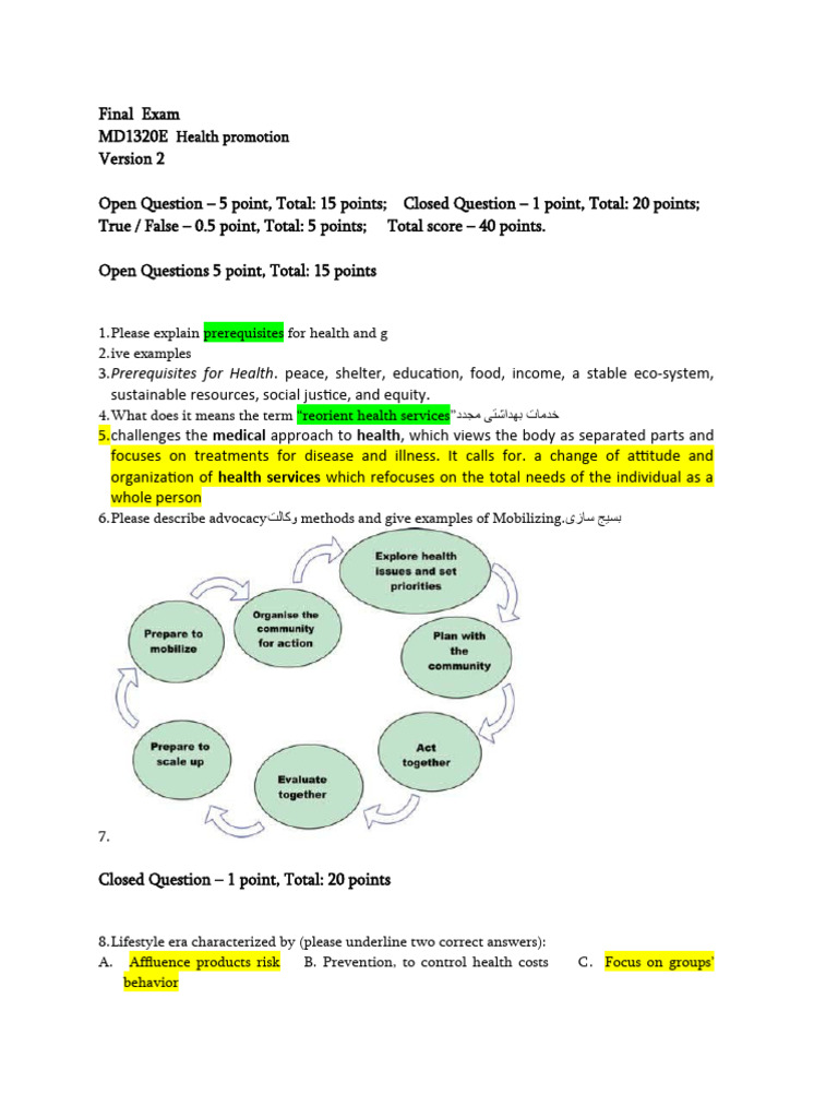 Health Promotion Version Pdf Health Promotion Public Health