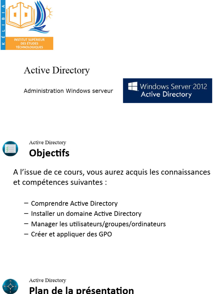 Introduction à Active Directory | PDF | Active Directory | Informatique