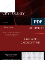 BASIC CRYPTOLOGY Activity MMW