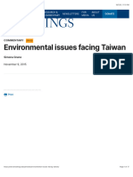 Environmental Issues Facing Taiwan - Brookings