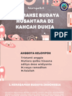 Interaksi Budaya Nusantara Di Kancah Dunia: Kelompok 4