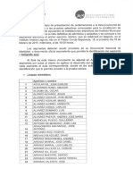 Lista Definitiva y Convocatoria 1 Exa