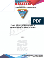 Plan de Reforzamiento y Recuperacion 2024