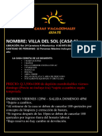 Villa Del Sol Casa 1