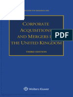 2021 - Corporate Acquisitions and Mergers in The UK - 3ed