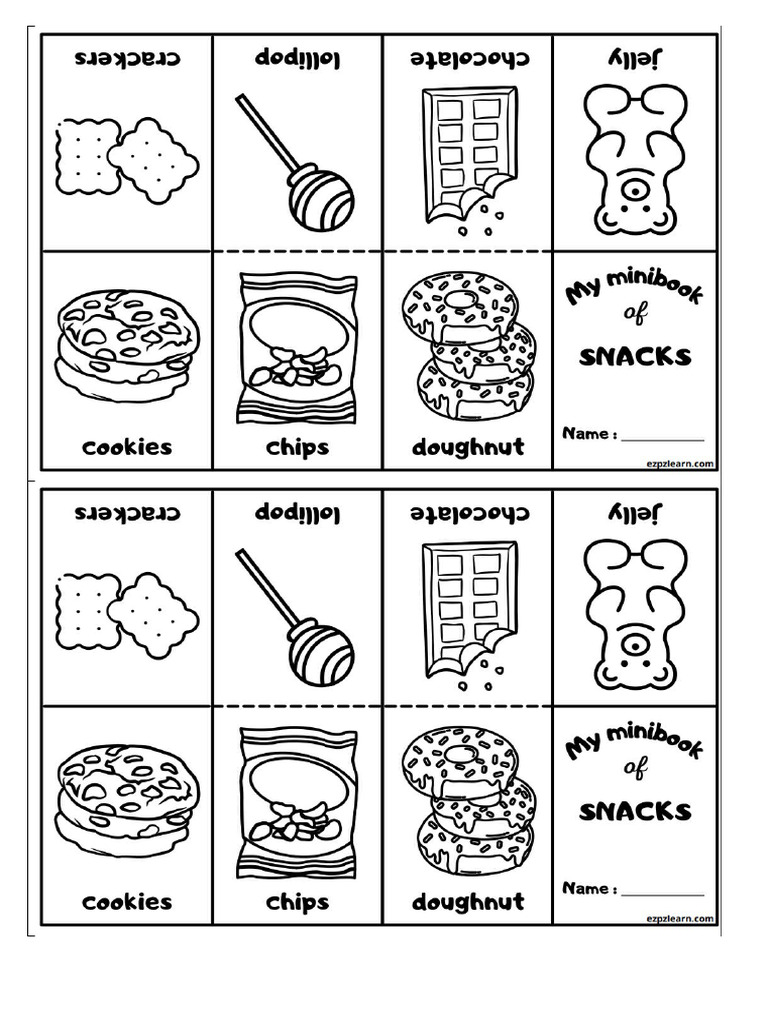 Snacks Tiny Book | PDF
